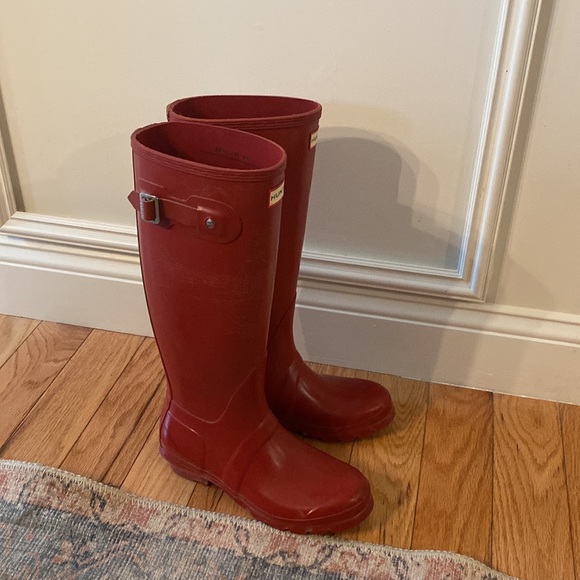 Hunter Tall Original Red Boots Women’s US size 7 - Picture 3 of 3